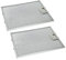 vhbw 2x Filter Metallfettfilter Dauerfilter kompatibel mit Constructa CD66121/01, CD66150/01, CD66150/03, CD66150/04 Dunstabzugshaube, Metall