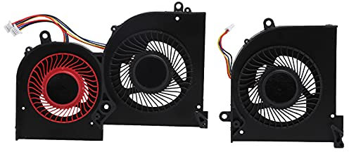 CPU-Lüfter für GS65/GS65VR 8SE/8SF/8SG/8RE/8RF, 4 Pin Aluminiumlegierung Laptop-Ersatz-CPU-Kühler, Lüfterkühler für MSI, Laptop-Ersatzteile