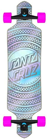 Santa Cruz Skateboards Prismatic Dot Drop Thru Longboard Cruzer, 22,9 x 91,4 cm
