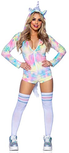 LEG AVENUE Damen 87101 10101 Karneval Kost m Mottoparty, Mehrfarbig, S EU