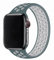 Correa de Silicona Compatible con Correa Apple Watch 38mm 40mm 41mm, Pulsera Deportiva Elástica Transpirable para iWatch Series 8 7 6 5 4 3 SE(L,Verde Plata)