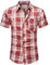 Blu Apparel Men's Checked Shirt Mens Shirts Short Sleeve and Long Sleeve Cotton Casual Shirt for Men (UK, Alpha, XXL, Regular, Regular, Red Ecru)