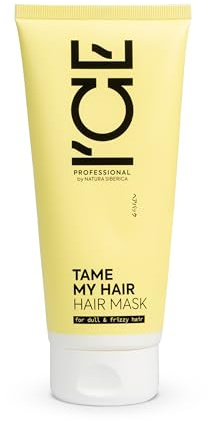 ICE Professional Haarmaske Tame My Hair 200 ml – Anti-Frizz & Feuchtigkeit | Pflegende Öle & Ceramide glätten die Haaroberfläche, bändigen Frizz & verbessern Kämmbarkeit