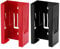 CASOMAN 2PCS Magnetic Glove Dispenser, Black & Red, 8LBS Capacity, Wall Mount, Box Holder