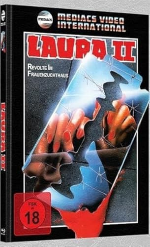 LAURA II - REVOLTE IM FRAUENZUCHTHAUS - wattiertes Mediabook Cover A – limitiert auf 500 Stück (Blu-ray + DVD)