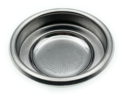 MacMaxe ESE Espressomaschine, Einzelportion-Kaffeekapsel-Filterkorb, 58 mm, druckloser Edelstahl, wiederverwendbar, waschbar, kompatibel mit vielen Espressomaschinen, 7 g