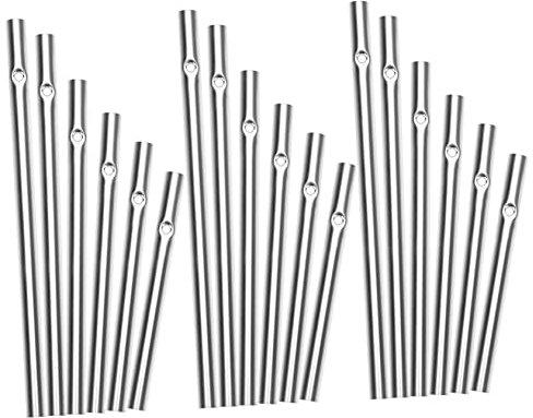 Sosoport Robustes Windspielrohre Aus Aluminium 18-teiliges Set Zur Herstellung Von Windspielen und Als Dekoration