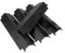GriHero 37 cm, copertura bruciatore a gas, ricambio per Landmann, Outback, Enders, Uniflame, Barbecook, Tarrington House, piastra riscaldante in acciaio in porcellana, accessorio per barbecue a gas,