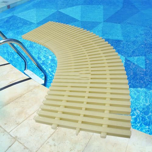 Rejillas De Desbordamiento De Piscina ABS, Rejillas De Drenaje Empalmables De Tres Orificios, Cubierta De Rejilla De Drenaje De Salida For Piscinas Elevadas Y Duchas De Balcón Con Pasarela(20x100CM/20
