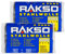 RAKSO Stahlwolle extrafein 0000-16 Pads - 2x8 Stk. poliert gewachstes Holz, Kupfer, Messing, mattiert Oberflächen, säubert Glas