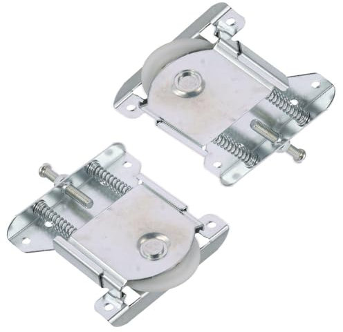 2 Piezas Ruedas Puerta Corredera Armario,Ruedas Deslizantes,Polea de Puerta Corredera,Puerta Corredera de Armario,Accesorios para Puertas Correderas,para Puerta del Armario,Ventana,Puerta Corredera