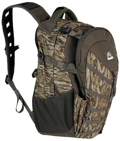 Insights Jagd von Frogg Togs: Der Drifter Rucksack, leichter getarnter Tagesrucksack hält Lockvogel, zwei H20-Flaschen, Mooseiche Bottomland, Einheitsgröße, Mossy Oak Bottomland, Einheitsgröße,