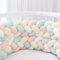 Homesally Bettschlange Geflochten, Bettschlange, Kantenschutz Bettumrandung Knotenkissen, Seitenschläferkissen, Bettschlange Baby, Zierkissen Stillkissen,A05,1.5M