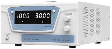 Fuente de alimentación estabilizada de CC de laboratorio de banco de 3000W fuente de alimentación regulada Digital Variable ajustable 100V 20A 60V(KPS30100D 30V 100A,110V)