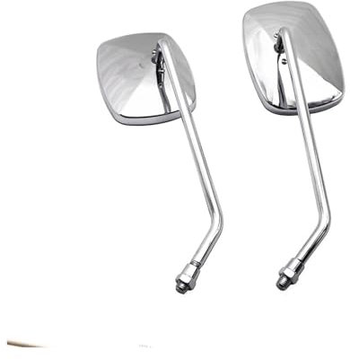 Motorrad Rückspiegel Spiegel Für Vespa Für Sprint S LX Für MP3 500 Für Primavera Für Shadow VT1100 Universal Motorrad Rückspiegel 8 10mm Seite Spiegel Lenkerenden Spiegel
