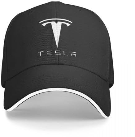 FELEA Auto baseballmütze für Tesla Cybertruck, Personalisierte Baseball Cap Basecap, baseballmütze mit Aufkleber, car baseballmützen geeignet,C