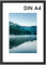 COMPOLICY Bilderrahmen Rahmen Bilderrahmen Picture Frame Aufhängen Posterrahmen Für Fotos, Bilder, Poster (Schwarz, A4)