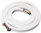 GHJ567RE 1/2/3/4/7m 1/4 ''3/8'' Tubo de Cobre Aislado Accesorios de tuberías de Aire Acondicionado par Tubo de Bobina línea Dividida Juego de Cables Aire Acondicionado(1M)