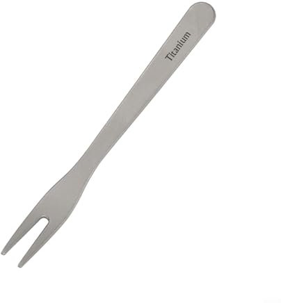 Hochfeste Titan-Fruchtgabel für Vorspeisen bei Familienfeiern (2)