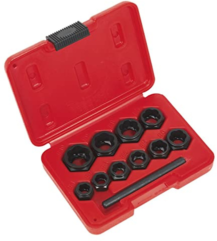 Sealey Ak8183 Bolt Extractor Set 11Pc Spanner Type