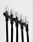 RGB Networks Ltd 5-pack 0.5m RJ45 Cat 6 Ethernet Patch LAN Network Cable bundle multiple Red Green Blue Black internet Lan, Home office school snagless moulded phone (0.5, Black)