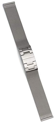 Mondaine Uhrenarmband Straps aus Edelstahl, Anstoßbreite: 17 mm, FM12618.STEM.XL