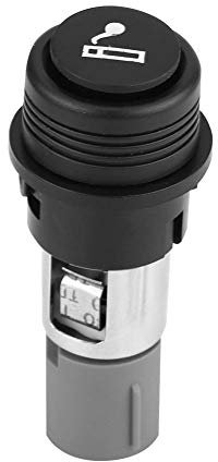 Car Cigarette Lighter Plug, Complete 12V 120W Cigarette Lighter Power Plug Socket Outlet Assembly replacement for Auto Car Truck