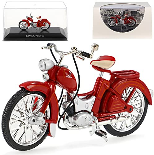 Simson SR2 Rot Braun 1957-1964 DDR 1/24 Ixo Modell Motorrad