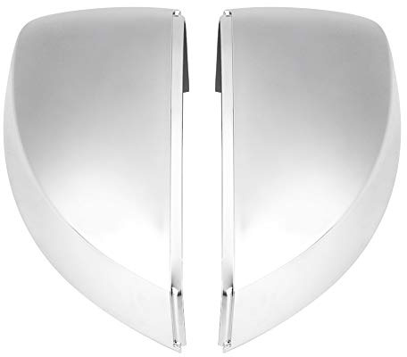 Für A3 8V Spiegelkappen -- 2-Teilige Rückspiegelschalen, Abs-Schutzkappe Aus Mattem Chrom Für A3 S3 8V 13-18