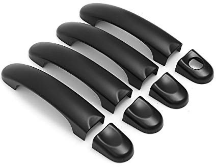 Türgriffabdeckung für VW Transporter T5 T6 Caddy Van Schwarz 8-teiliges Set
