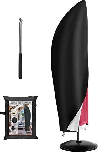 Nifogo Housse Parasol Deporte 265X 40/70/50cm/Anti-UV,Couverture de Parasol,Couverture de Parapluie de Jardin Imperméable,Décoloration,pour Parasol de Jardin Exterieur Deporte1