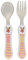 SIGIKID 25192 Kinder-Besteck DubbiDuu Mädchen Besteckset Gabel&Löffel empfohlen ab Geburt rosa/beige