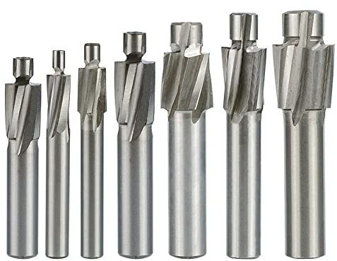 1 STÜCK 4 Flöte HSS Senker Schaftfräser M3-M16 Pilot Nutting Tool Fräser Senker Schaftfräser CNC Maschine Fräswerkzeug-1 STÜCK M10