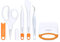 DOOHALO Vinyl Weeding Tools Set for Craft,5 pcs Weeding Kits,for Cricut/Silhouette/Siser HTV/Oracal Vinyl,Include Paper Knife,Scraper,Spatula,Tweezers,Scissors,Basic Weed Removal Accessories Set