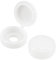 sourcing map Plastic Hinged Screw Cover Caps 5.8mm Hole Fold Snap Washer, White Pack of 50