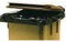 Housse conteneur 330 l - 55 microns - le carton de 100 - PROM HS330NR012 - Sac poubelle de 200 a 750 litres - PROMOSAC