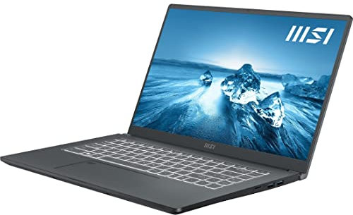 MSI Prestige 15 15.6 FHD Ultra Thin and Light Professional Laptop: Intel Core i5-1240P GTX 1650 16GB LPDDR4X 512GB NVMe SSD, Thunderbolt 4, MicroSD Card Reader, Win 11 Home: Carbon Gray A12SC-011