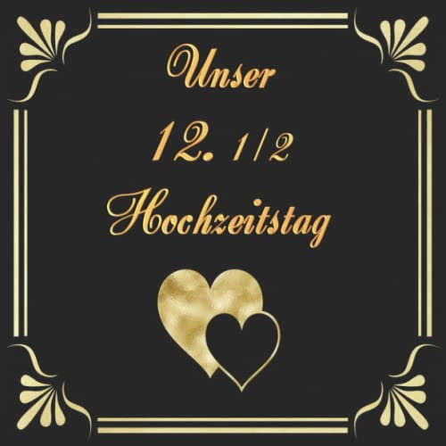 Unser 12 ½. Hochzeitstag Petersilienhochzeit Fotoalbum & Gästebuch Petersilien Hochzeit Hochzeitstagebuch Hochzeitsalbum Geschenkidee Erinnerungsbuch ... Bullet Journal Notizbuch 002
