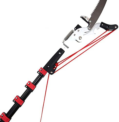 DONGSHUAI Telescopic Pole Saw, Extendable Telescopic Landscaping Pole Saw, for Pruning And Pruning Branches And Leaves High-Altitude Fruit Tree Branch Saw,7.2m/24ft