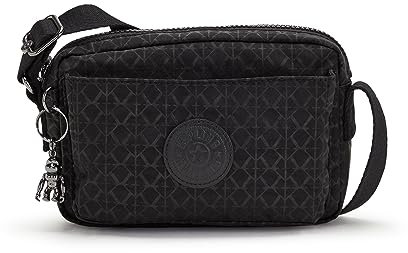 Kipling Damen Abanu Multi Crossbody Tasche, leicht, verstellbar, Nylon Hüfttasche, Signature Emb, 7.8''L x 5.3''H x 3''D, Damen Abanu Multi Crossbody Tasche, leicht, verstellbar, Nylon Hüfttasche