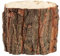 Cabilock Holz Rustikaler Blumentopf Baumstamm Holzoptik Kleiner Übertopf Holzstamm Kerzenhalter Mini Pflanztopf Kaktus Sukkulenten Topf Schale Pflanzgefäß Balkon Garten Deko