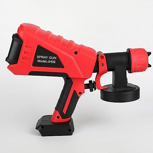 BebeXi Pistola de Pintura bateria Pistola de Pintar electrica Pulverizador de Pintura fácil de Usar con Boquilla y Filtro, Ideal para Pintar Paredes