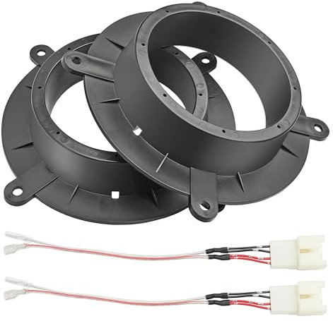 NuIth Ersatz 82-7501 Lautsprecher-Abstandshalter Adapter mit 72-5602 Lautsprecher-Kabelbaum für Mazda 3 6 CX-5 CX-9 2013-2020 15,2–17,1 cm Installieren Sie Bose Fronttür-Lautsprecher Subwoofer-Adapter