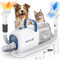 oneisall Asciugacapelli e Tagliacapelli per Toelettatura Cani, 15000 Pa, Kit per Toelettatura Cani per Toelettatura e Rifinitura, 7 Livelli di Temperatura del Soffio, Flusso d'Aria Regolabile, 2,5 L