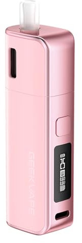 GEEKVAPE Soul Kit -4ml Kit, Long Lasting 1500mAh Battery, 5-30W, MTL & RDTL Vaping, Variable Wattage Mode, Button & Inhale Activated, Adjustable Airflow, 0.69” Screen (Rose)