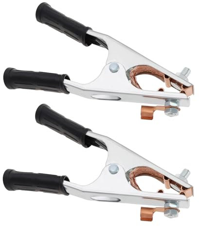 OTOTEC 2 Pz 300A Morsetto Di Terra Per Saldatrice Clip Di Terra Per Saldatura Elettrolitica Morsetto Di Terra In Rame Clip Di Terra Per Saldatura Per Saldatura A Resistenza Saldatura Di Perni