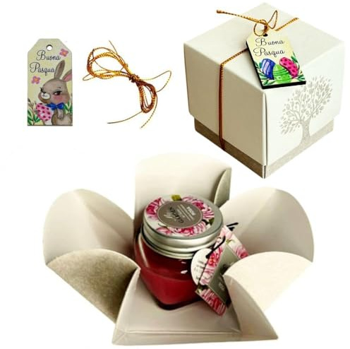Regalami.Shop Regalo Pasquale, Set di 12 Confezioni di Candele profumate, Regalo di Pasqua, Bomboniera di Pasqua (Candele, 12)