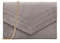 Miss Lulu Clutch Damen Wildleder-Optik Leichtgewicht Umhängetasche für Hochzeiten Partys Bälle