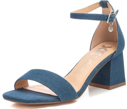 XTI - Damen-Sneaker mit Kordelzug, Blau, Größe: 37, Marino, 41 EU