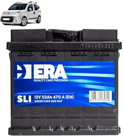 Batteria 50Ah per Fiat Fiorino 1.3 Mjt 1.4 benzina 2007+